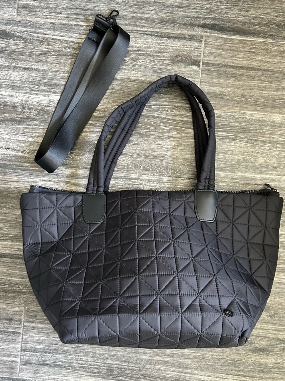 Black Quilted Tote Bag with Detachable Strap & boho straw tote bags handbag